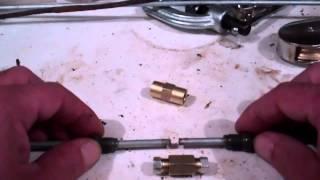 How to connect brake lines with new fittings & a union