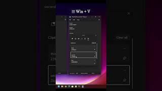 Did you know - Win + V ?