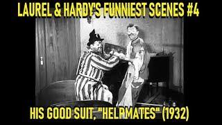 Laurel & Hardy's Funniest Scenes #4: His Good Suit, "Helpmates" (1932)