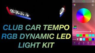 Instamatic® RGB Dynamic LED Light Kit for Club Car Tempo | GOLFCARTSTUFF™