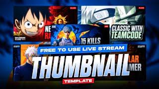 Free Gaming Thumbnail Pack for BGMI/PUBG| Live Stream Thumbnail Templates #bgmi #pubg