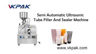 Semi Automatic Ultrasonic Tube Filler And Sealer Machine