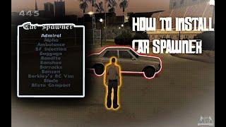 GTA SA How To Install Car Spawner Mod Easily