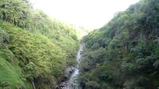 Top of Makahiku Falls in the Oheo Gulch