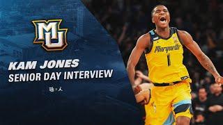 Kam Jones Reflects on Four Years at Marquette | Senior Day Interview