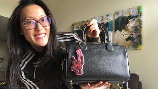 Coach Large Bennett Pebbled Black Leather First Impressions And What Fits