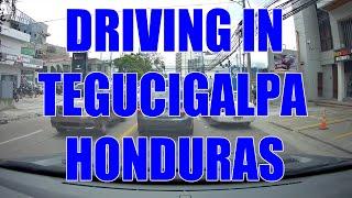 Driving in Honduras #1: Tegucigalpa,  Dash Cam 1080p 60FPS