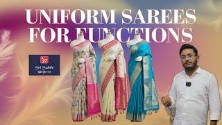 Best Uniform Sarees  Function Wear Uniform Sarees and Uniform Sarees Supplier