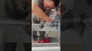 pe corrugated pipe extrusion machine testing #machine #pipelining #factory #pipe #pe #plastic