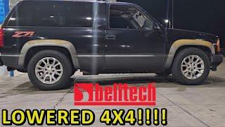 Lowering My 4x4 2 Door Tahoe!