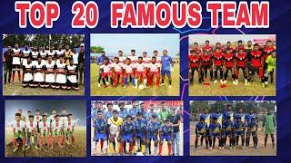 TOP 20 FAMOUS LOCAL FOOTBALL TEAMS// #scarsports #jamshedpurfootball