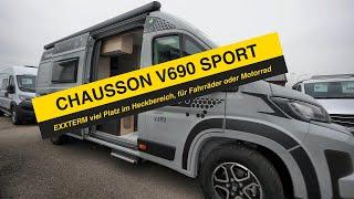 Modell 2025 Präsentation auf der CMT 2025  Erstklassiges Konzept Camper Van V690 SPORT von CHAUSSON