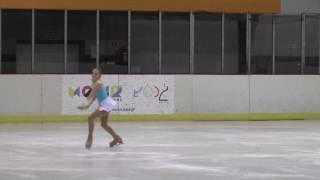 1 Anastasiia SUVOROVA SP Solistki Novice I X Zawody Mikołajkowe 2016