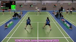 WD-U19| Xiao En Heng/Elsa Lai Yi Ting (SGP) vs Katharina NILGES/Leonie WRONNA (GER)