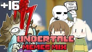 ФЛИРТ И МЕМЫ | UNDERTALE SHIP COMICS MIX 16+ | Несерьезный Дарт и Ink sans dub channel