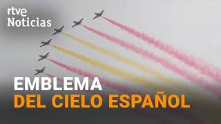 La PATRULLA ÁGUILA SE DESPIDE tras 40 AÑOS de SERVICIO PINTANDO el CIELO de ROJO y AMARILLO | RTVE