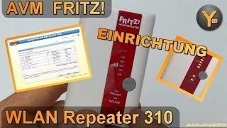 Einrichtung & Konfiguration: AVM FRITZ! WLAN Repeater 310 / WiFi Verstärker 802.11b/g/n WPA2