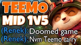 HOW TO 1v5 WITH TEEMO MID, easily SOLO KILL & SPLIT with this TEEMO BUILD | 11.14 -League of Legends