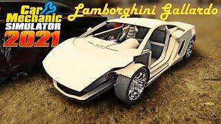 Собрал МОЩНУЮ Lamborghini Gallardo. Car Mechanic Simulator 2021 Моды.