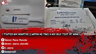 I GOT A FALSE NEGATIVE RESULT ON THE HOME TEST .........WATCH ME TAKE A HIV SELF-TEST AT HOME.