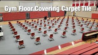 Gym Floor Covering Carpet Tiles - Gymnasium Floor Protection