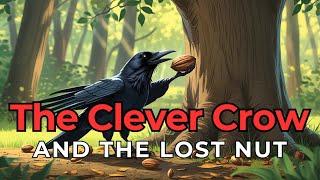 Clever Crow & the Lost Nut | Short Story for Kids | Bedtime Stories for kids | Kids Story in english