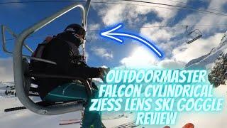 Gear Review, Outdoormaster Falcon Cylindrical Ziess Lens Ski Goggles #outdoormaster#