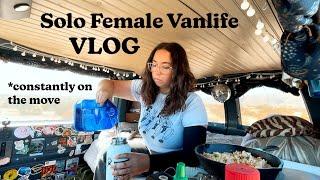 Solo Female Vanlife VLOG | A Very REALISTIC Peek Into Life On The Road * alone