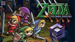 The Legend Of Zelda: Four Swords Adventures (Without GBA & With GBA)- Nintendo Gamecube Gameplay