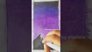 Oil Pastel Painting for Beginners #shorts #drawing #oilpastel #satisfying #creative