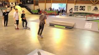 Crazy 540 Ollie with a Kickflip Over Hip