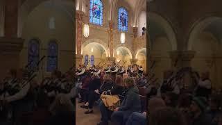 Celtic Nations Pipes and Drums at Holy Hill with the Hartland Community Band 2024
