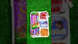 Dairy Milk Silk, Gems, Wafer Chocolate, Toffee, Candy, Kurkure & Milkshake Lunch Box Ideas  