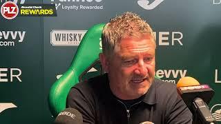 'I was surprised' Tony Docherty Post Match Press Conference | Hibs 4-0 Dundee