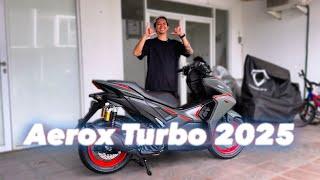 UNBOXING & MINI REVIEW Yamaha Aerox Alpha Turbo 2025