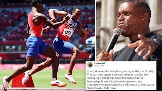 Carl Lewis says it's 'time to blow up the system' after another disaster for U.S. men's 4x100 relay