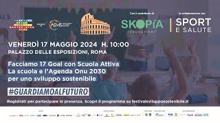 La scuola e l'Agenda Onu 2030 per uno sviluppo sostenibile