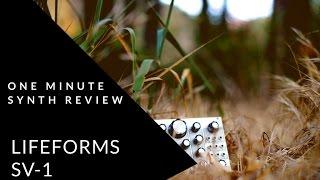 ONE MINUTE SYNTH REVIEW!!! Ep. 7 Pittsburgh Modular Lifeforms SV-1