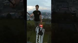 Climbing a Crane for the ULTIMATE Selfie 