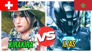 Tekken 8 ▰ KiraKira (#4 JUN) Vs ILIAS (#3 EDDY) ▰ BRUTAL Matches!