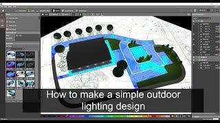 How to make a Simple Outdoor Lighting Design