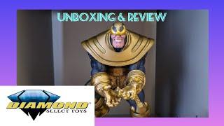 Diamond select Marvel Thanos statue (Comic gallery) Unboxing & review!