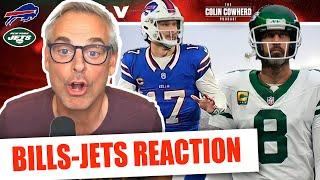 Bills-Jets Reaction: Josh Allen & Buffalo survive Aaron Rodgers' Hail Mary | Colin Cowherd NFL