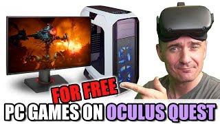 HOW TO play ALL PC Games on Oculus Quest with this FREE App!