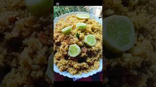 Friday special biriyani from neighbor #youtubeshorts #food #viralvideo #biriyani