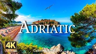 12 HOURS DRONE FILM: ADRIATIC 4K + Scenic Relaxation Film + Inspiring Cinematic Music