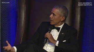 President Obama attends Rice University's Baker Institute gala