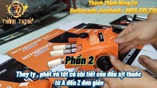 Phần 2 :  Hướng dẫn thay ty, phốt và tất cả phụ tùng trên đầu nén từ A -Z #dauxittisu #suadauxit