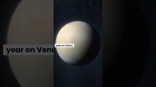 Day is longer than Year in Venus