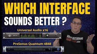 PreSonus Quantum vs Universal Audio Apollo | Which Sounds Better? The Big Reveal!